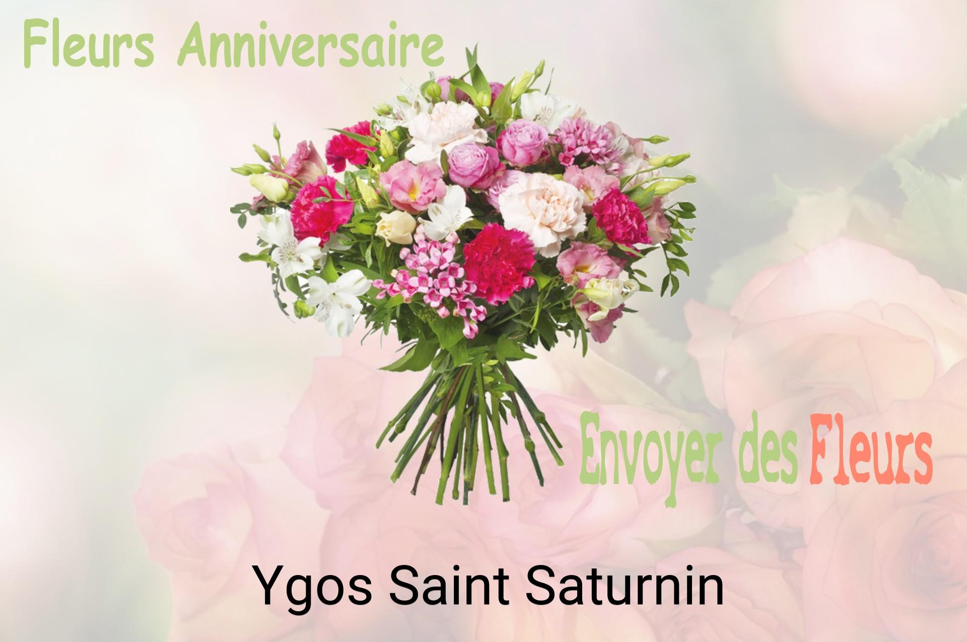 Bouquet de fleurs d’anniversaire livré à Ygos-Saint-Saturnin